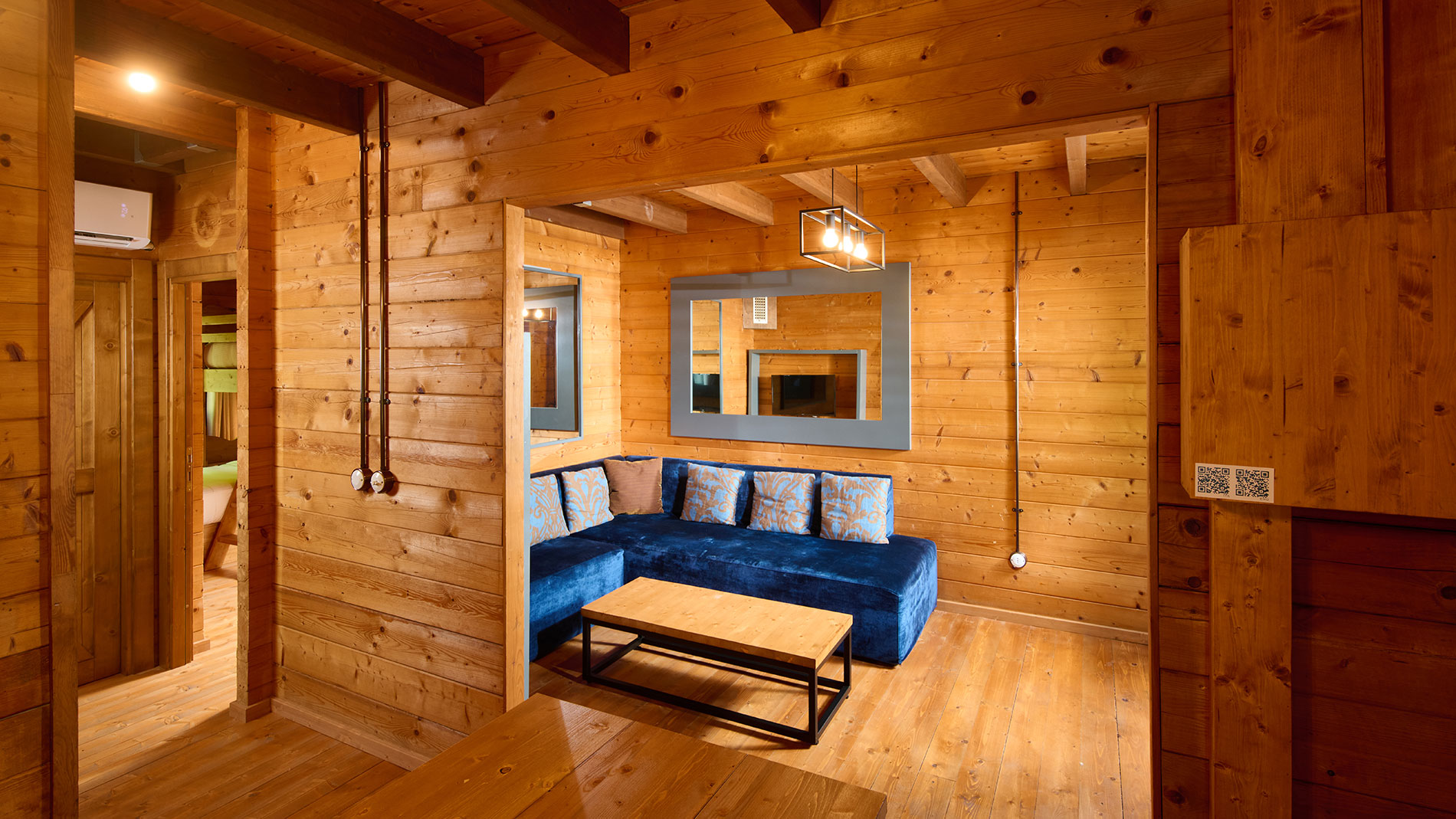 Living room at private chalet