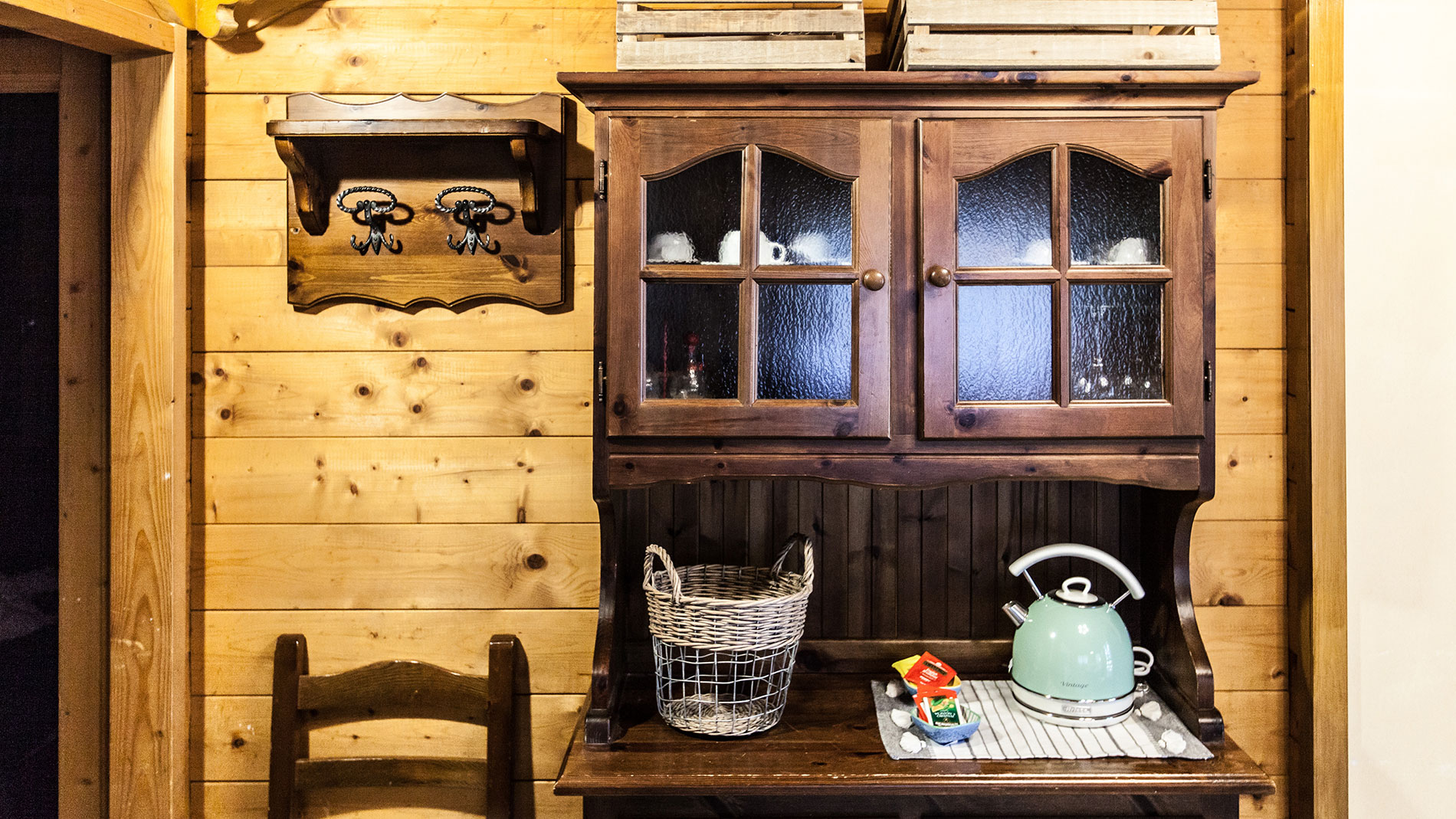 Living room in shared chalet