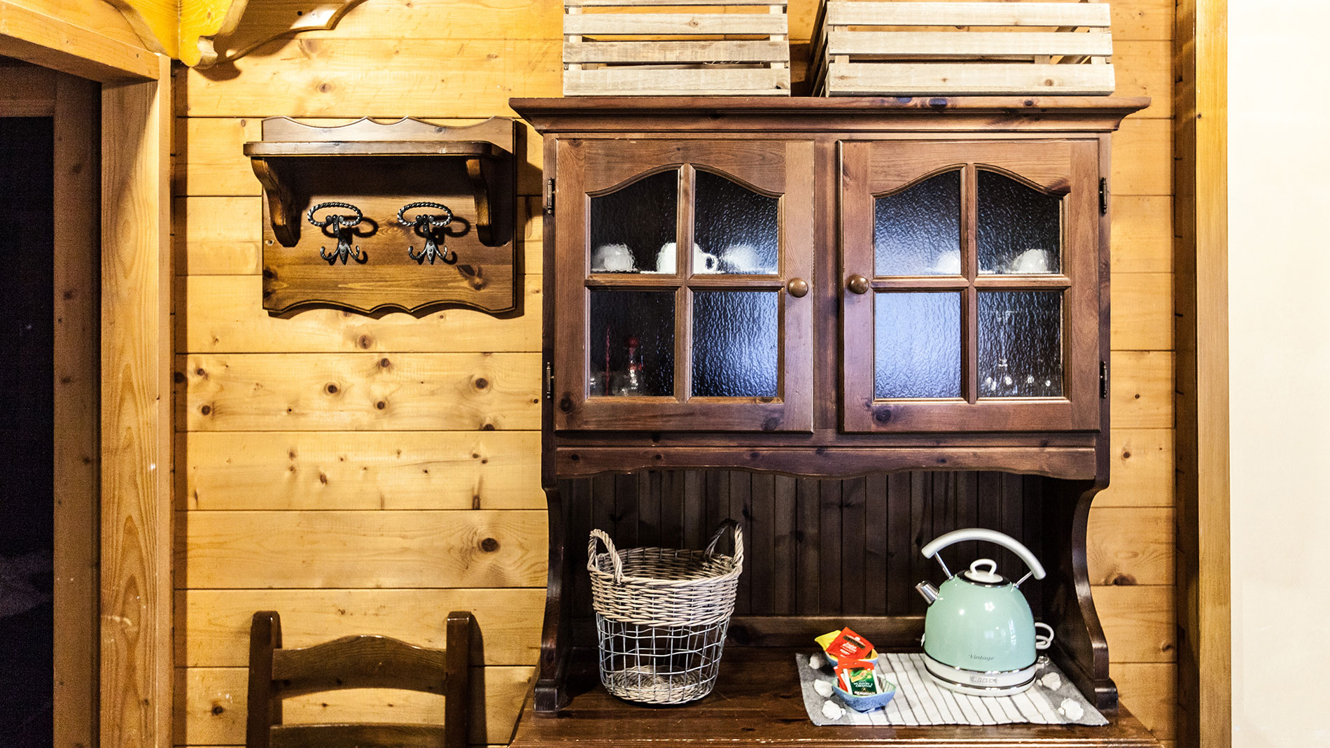 Living room in shared chalet
